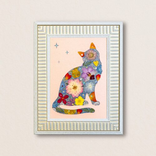 Dreamy Cat: Blossom Dream 5"×7"