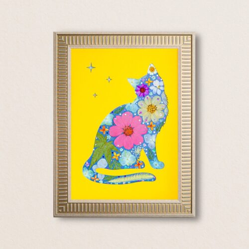 Dreamy Cat: Star Wish 8.3"×11.7"