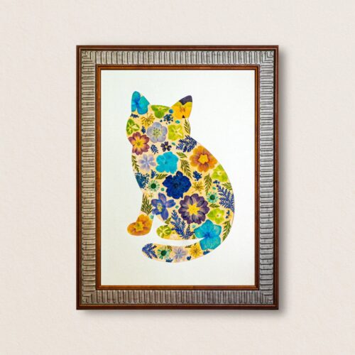 Gentle Cat: Morning Light 8.3"×11.7"