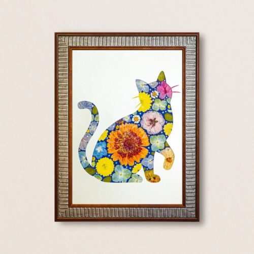 Lively Cat: Bright Day 8.3"×11.7"