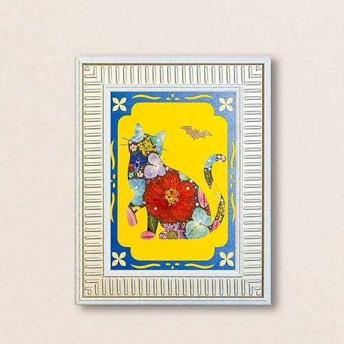 Lively Cat: Golden Spell 5"×7"