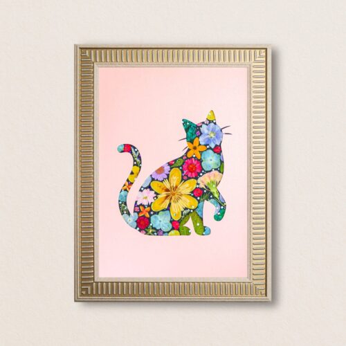 Lively Cat: Little Joy 8.3"×11.7"