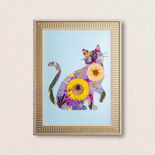 Lively Cat: Soft Light 8.3"×11.7"