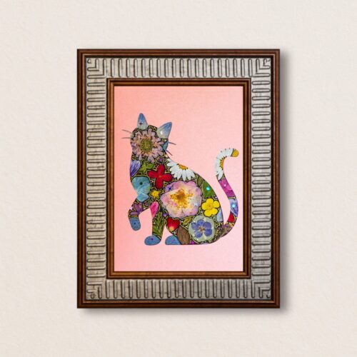 Lively Cat: Vivid Rest 5"×7"