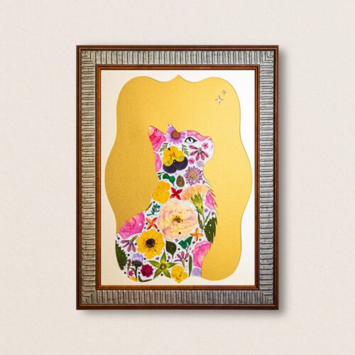 Sky Cat: Golden Wish 8.3"×11.7"