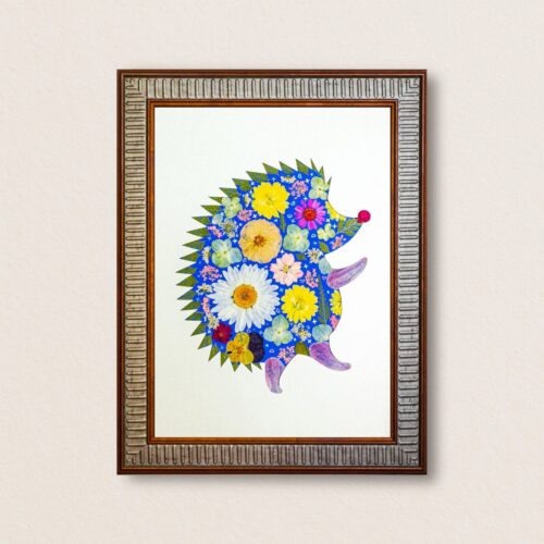 Hedgehog Sunny: Morning Walk 8.3"×11.7"