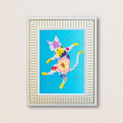 Dancing Cat: Life Echo 5"×7"