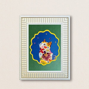 pressed_flower_art_kit_cat_looking_up_woodland_heart_frame Looking Up Cat — 2025 Best Seller