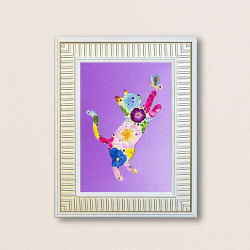 Playful Cat: Happy Hunter 5"×7"