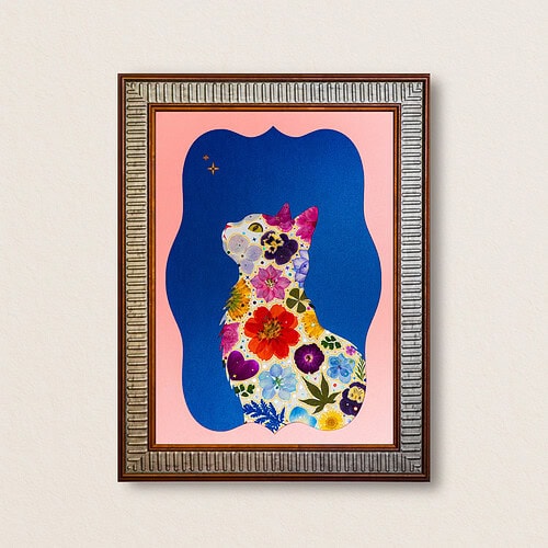 Sky Cat: Stellar Perennial 8.3"×11.7"